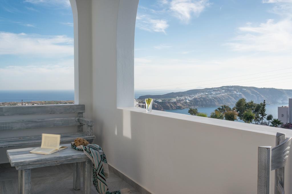 Aspronisi Luxury Villa With Caldera View Megalochori  Værelse billede